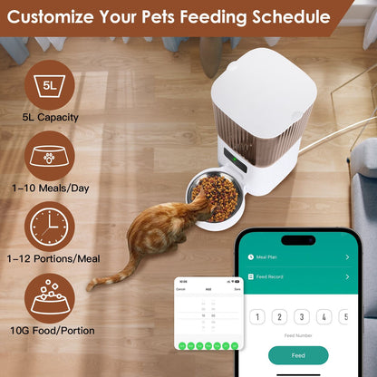 5L Automatic Pet Feeder For Cats & Dogs