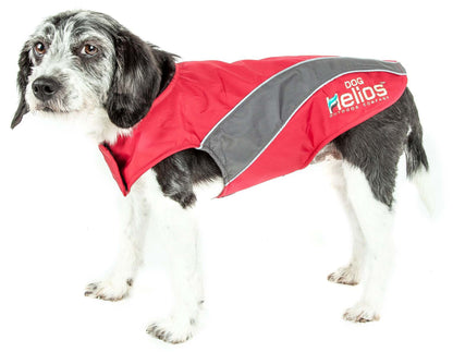 Helios Octane Softshell Neoprene Satin Reflective Dog Jacket w/ Blackshark technology