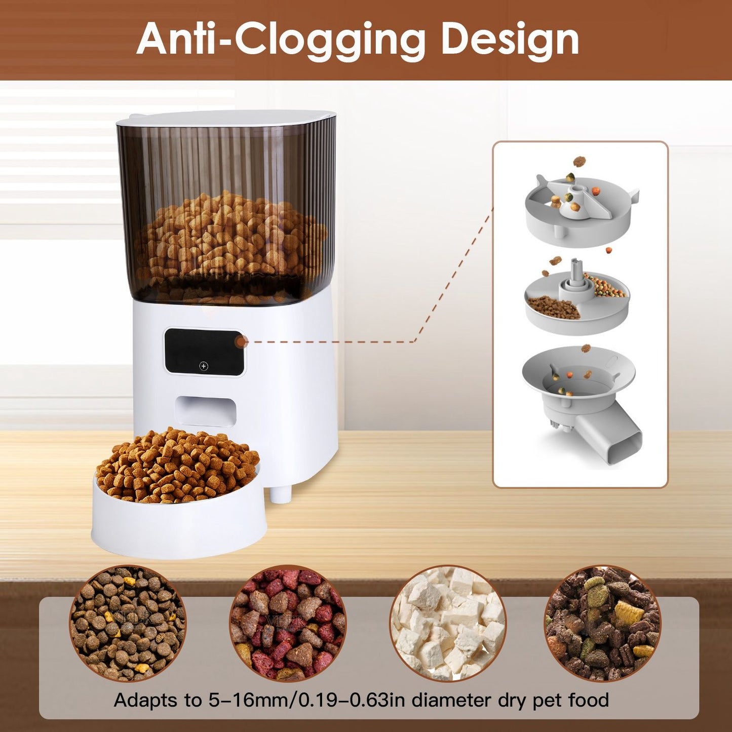 5L Automatic Pet Feeder For Cats & Dogs